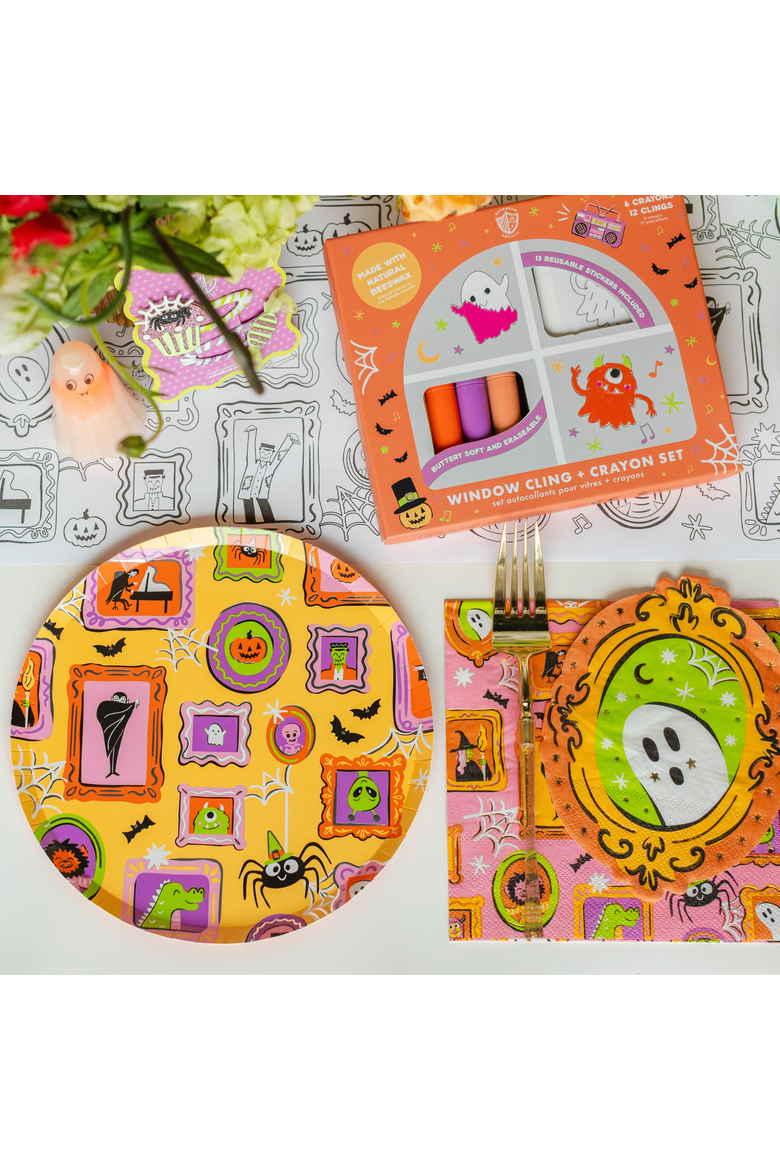 Monster Mash Ghost Halloween Guest Napkins, Alternate, color, Assorted Pre-Pack