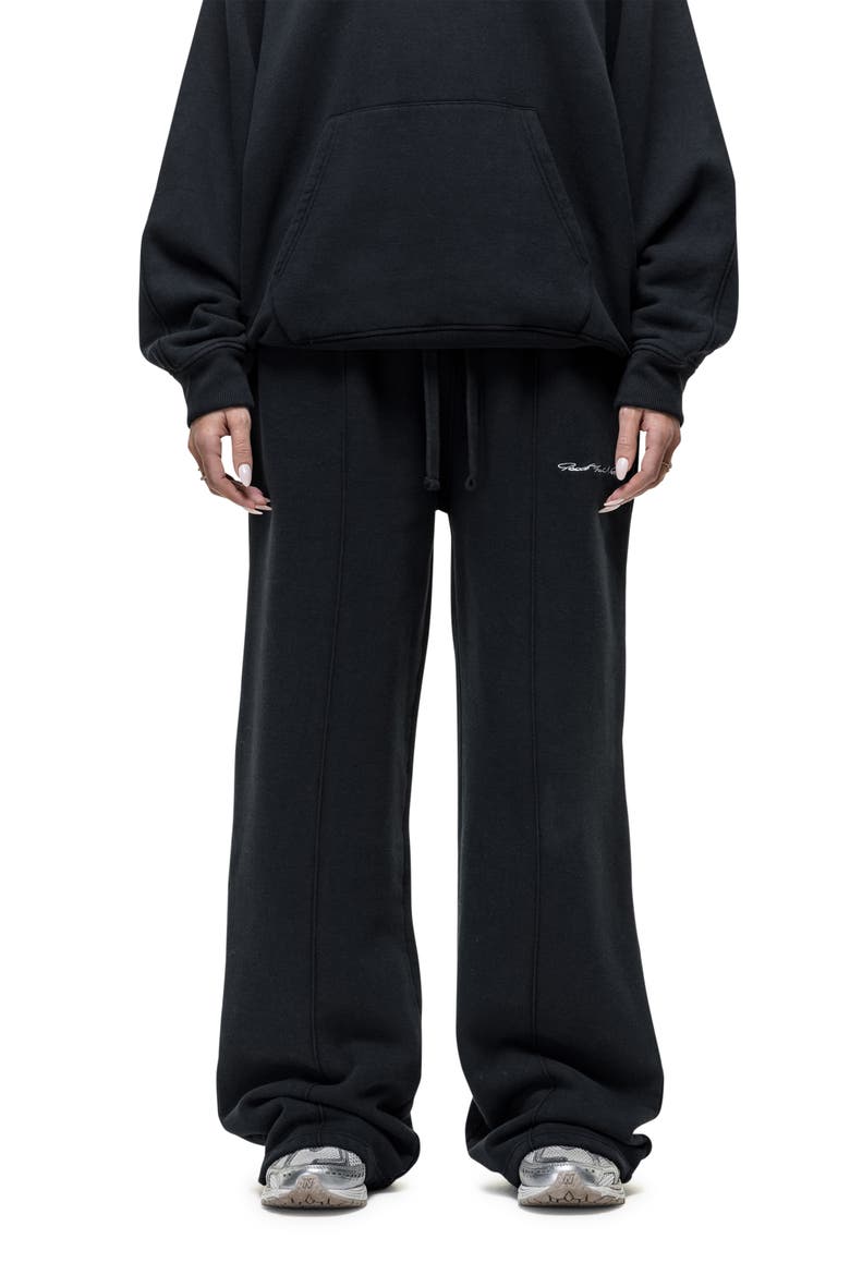 Scribble Black Relaxed Joggers, Main, color, Black