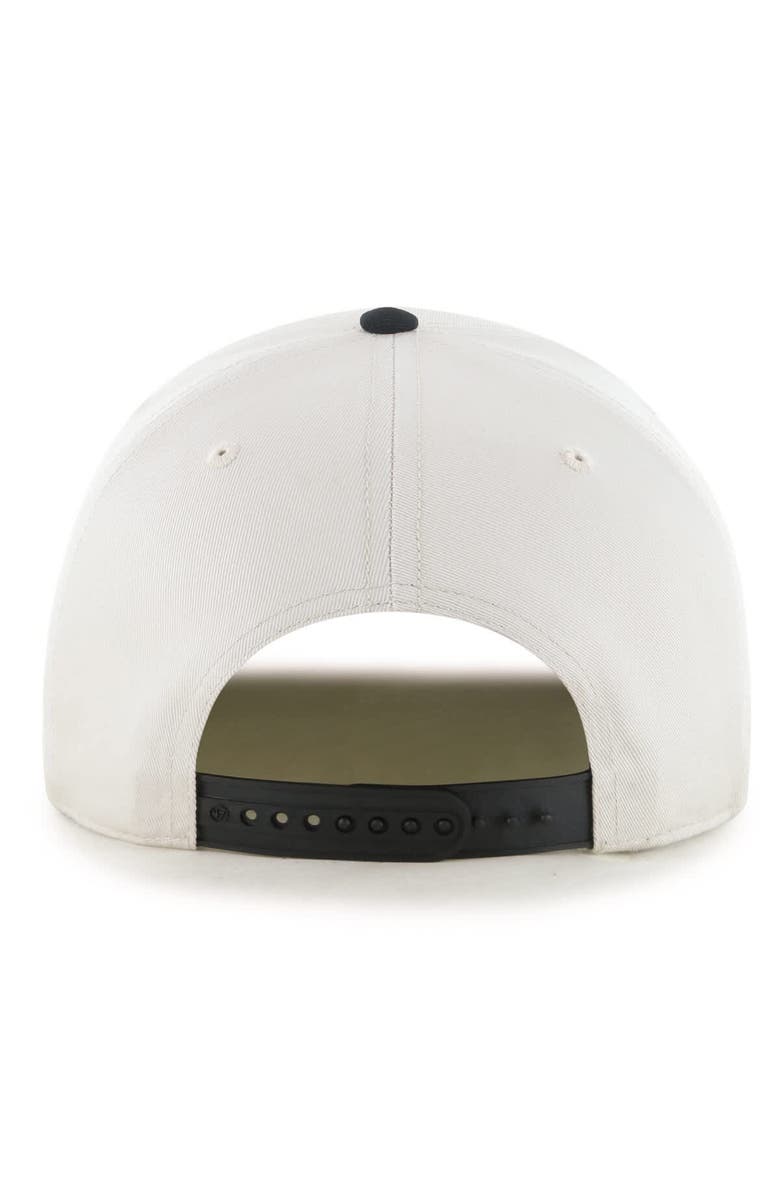 '47 Men's '47 Cream/Black New Orleans Saints Safe Bet Stable Hitch Adjustable Hat, Alternate, color, 