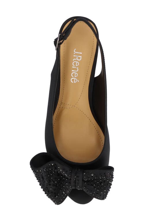 Shop J. Reneé Lirain Slingback Sandal In Black