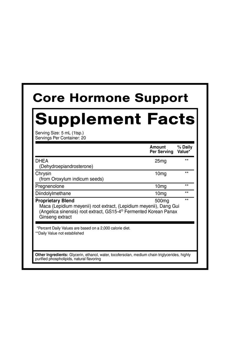 Quicksilver Scientific Core Hormone Support Liposomal Daily Adaptogenic Supplement, Alternate, color, NO COLOR