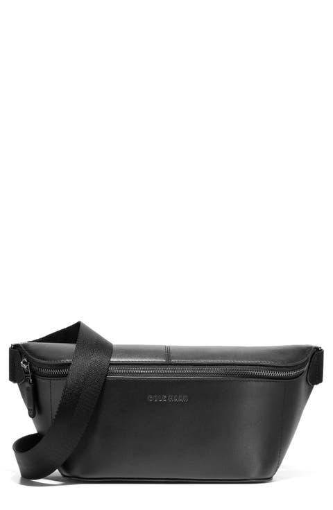 AC Leather Sling Belt Bag