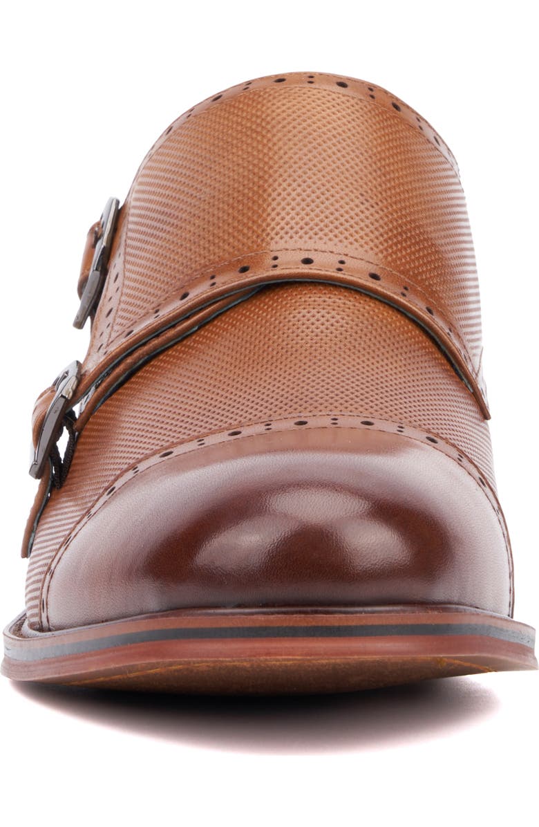 VINTAGE FOUNDRY Morgan Monk Strap Leather Loafer, Alternate, color, Tan