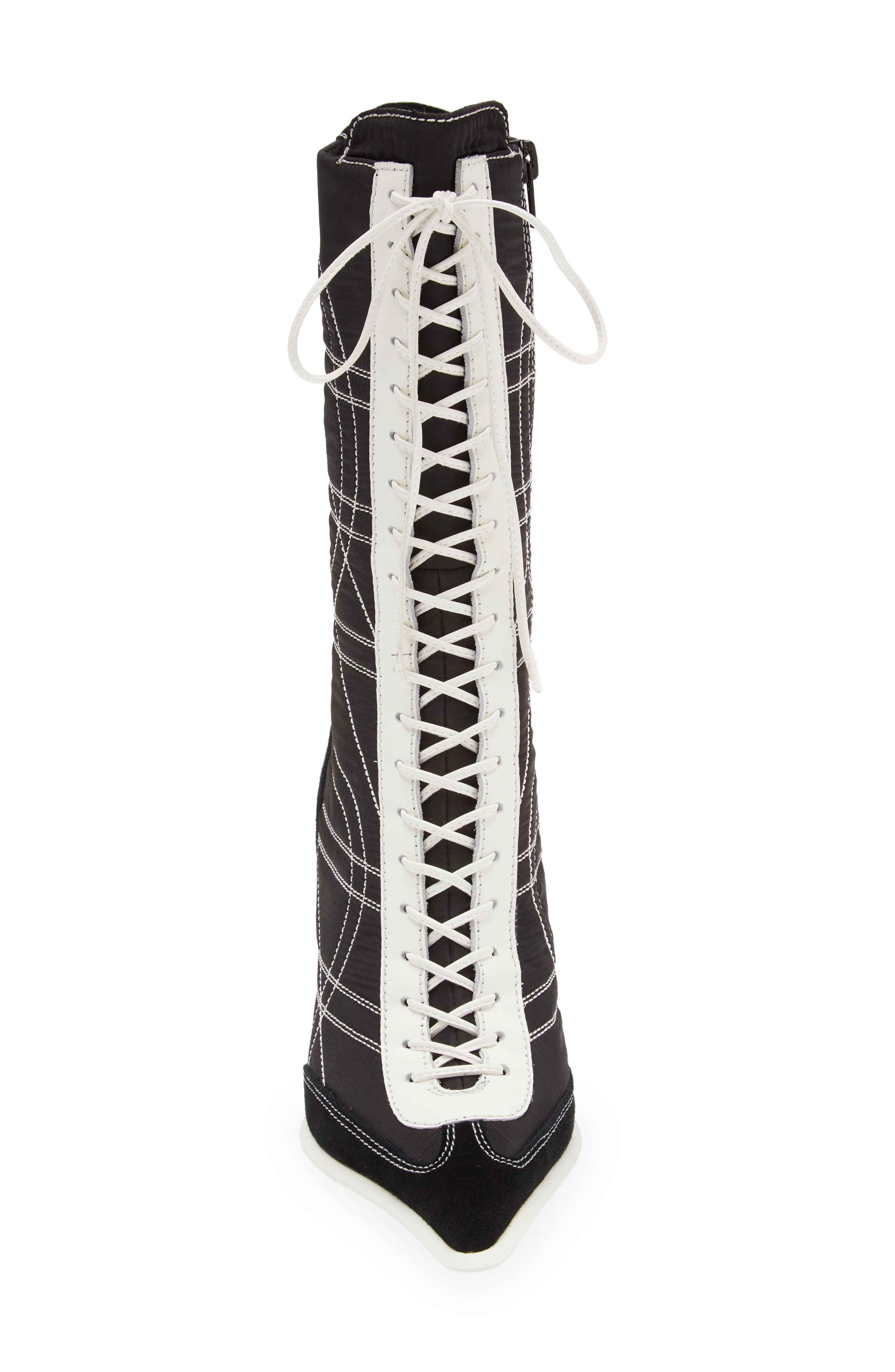 Pep-Rally Pointed Toe Boot, Alternate, color, BLACK COMBO