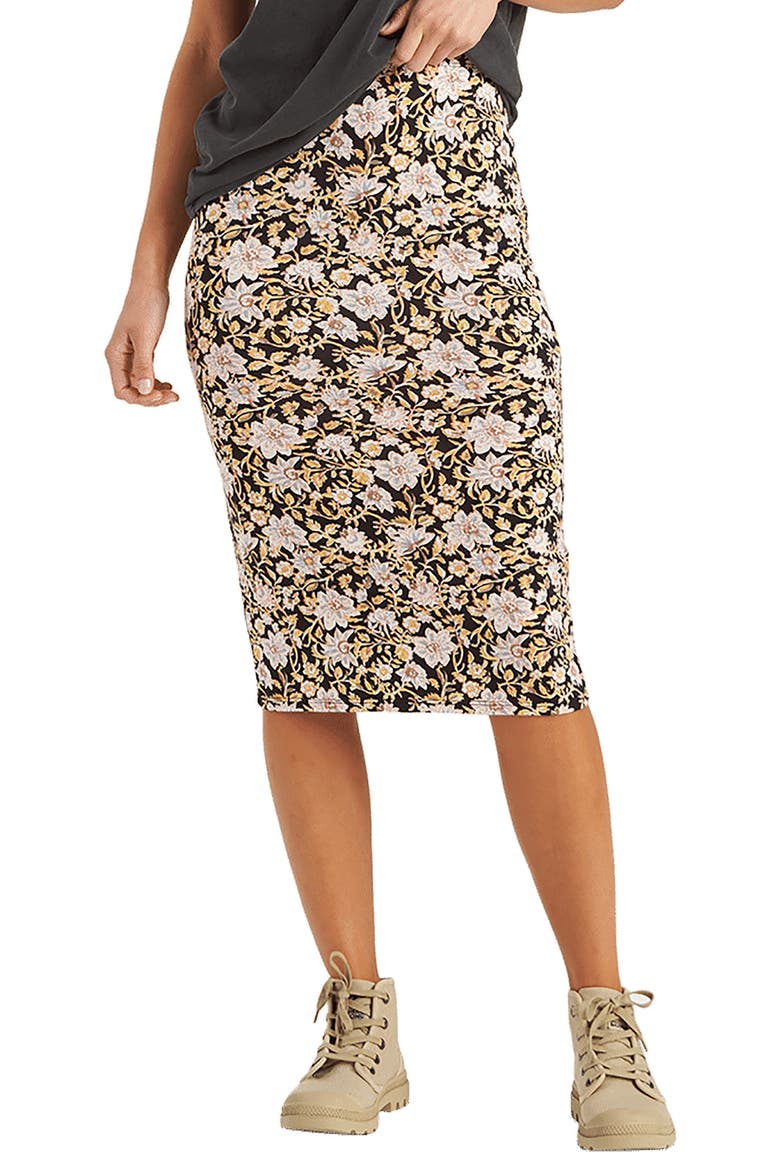 Infinite Wishes Skirt, Main, color, BLACK MULTI