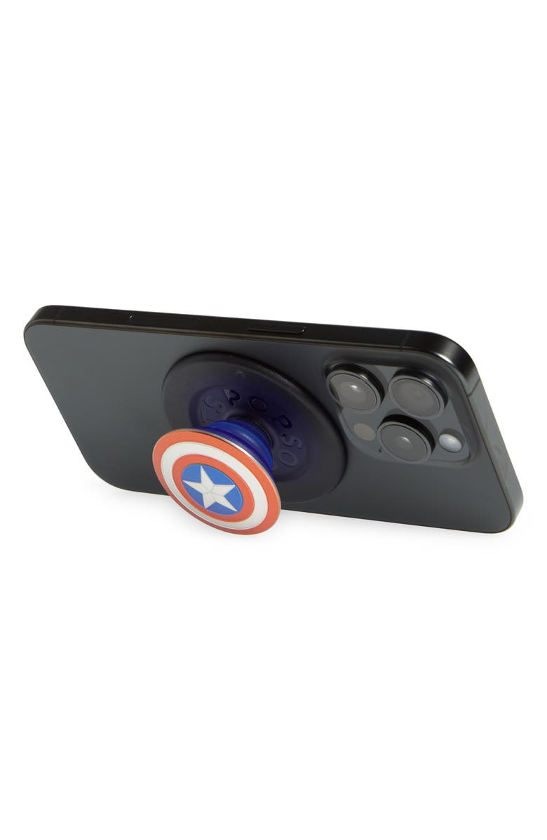 POPSOCKETS x Marvel Captain America Cell Phone Grip & Stand, Alternate, color, 