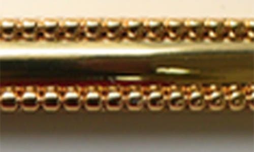 Argento Vivo Sterling Silver Milgrain Cuff In Gold