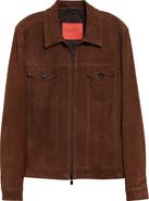 ISAIA Suede Trucker Jacket