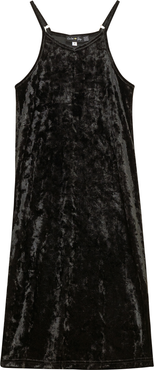 Charlotte & George Crushed Velour Maxi Jumper with Adjustable Straps