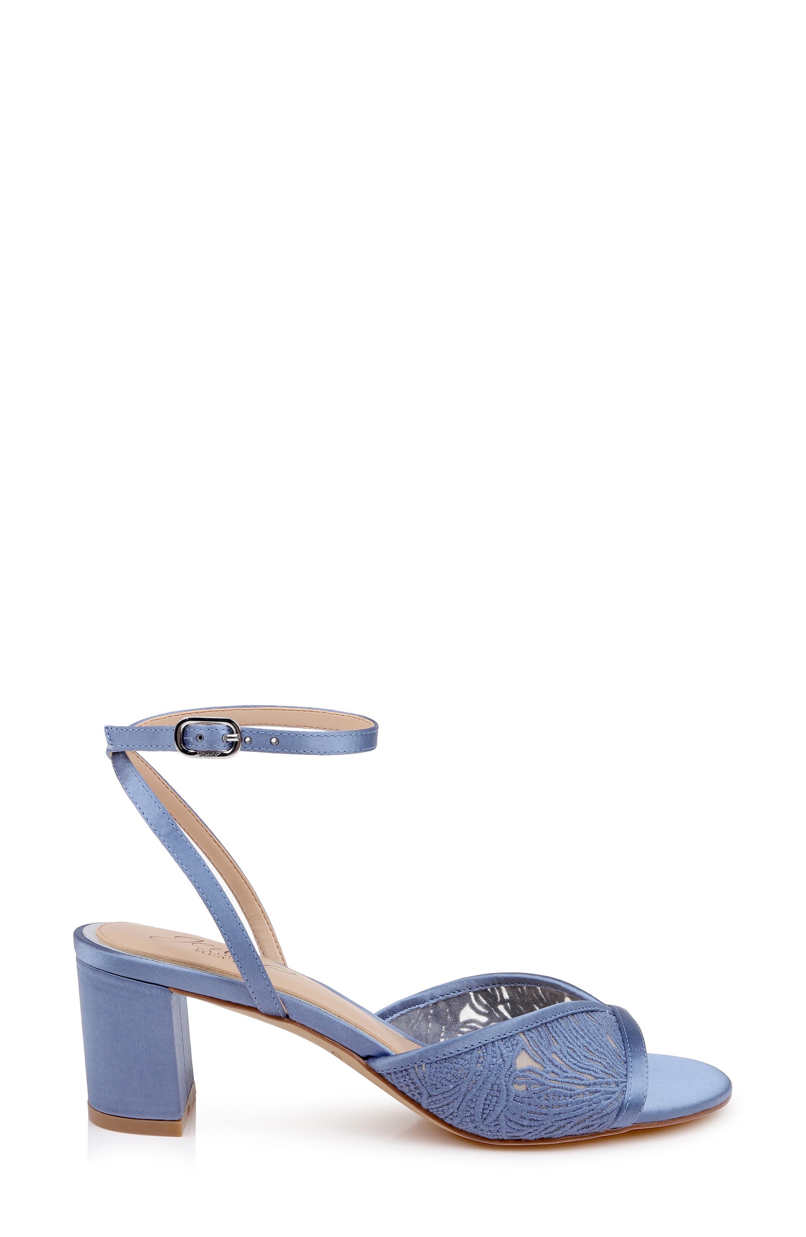 Женские сандалии Jewel Badgley Mischka Zaira Ankle Strap Sandal — фото 3