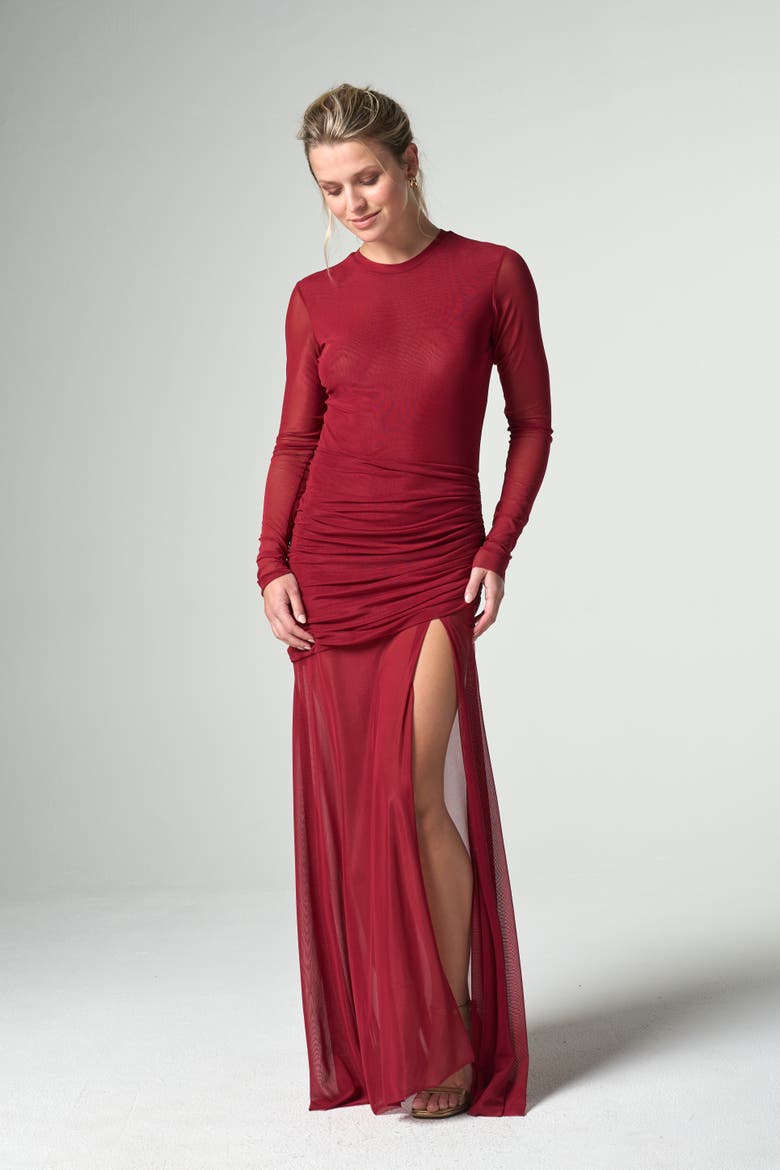 Serene Dress 2.0, Main, color, Sangria