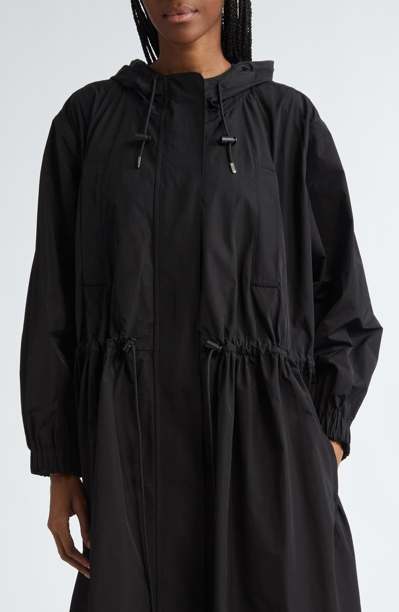 Molly Goddard Annie Hooded Longline Jacket, Alternate, color, 