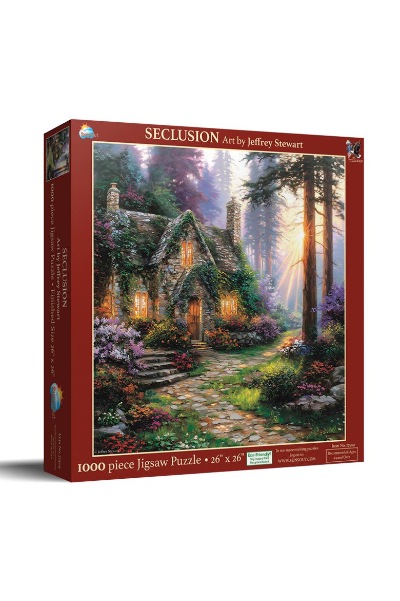 Seclusion 1000 piece Jigsaw Puzzle for Adults, Main, color, Multicolor