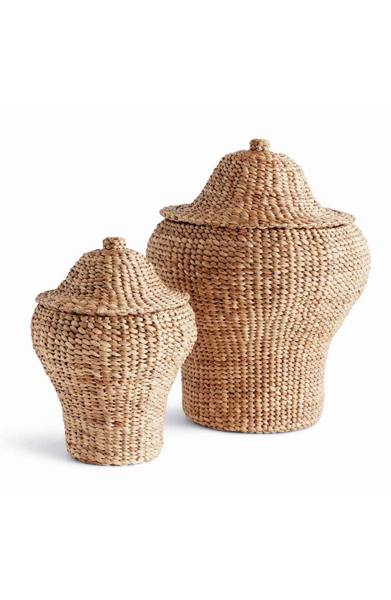 Napa Home & Garden Water Hyacinth Ginger Jars, Set Of 2, Main, color, 