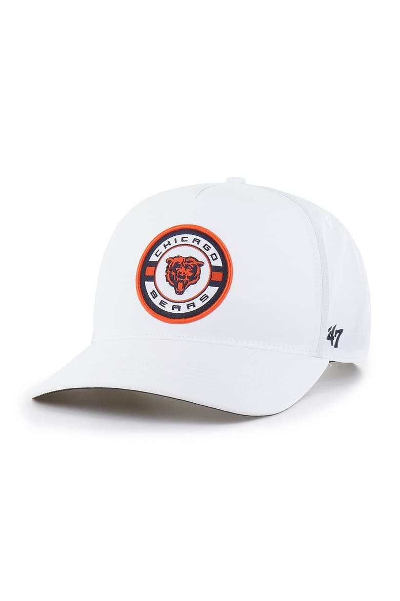 Men's '47 White Chicago Bears Strand Adjustable Hitch Hat, Main, color, White