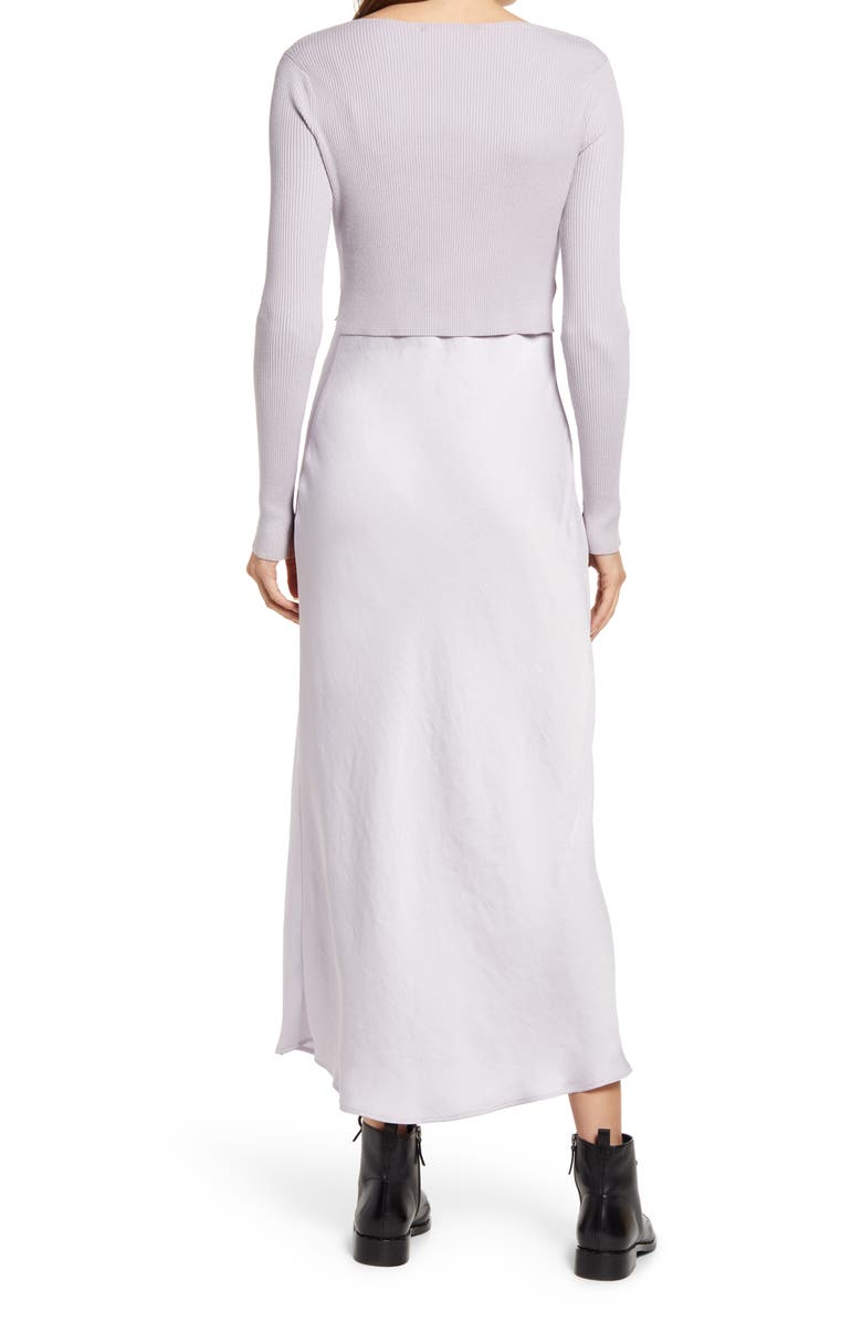 AllSaints Hera Myla Two Piece Dress, Alternate, color, 