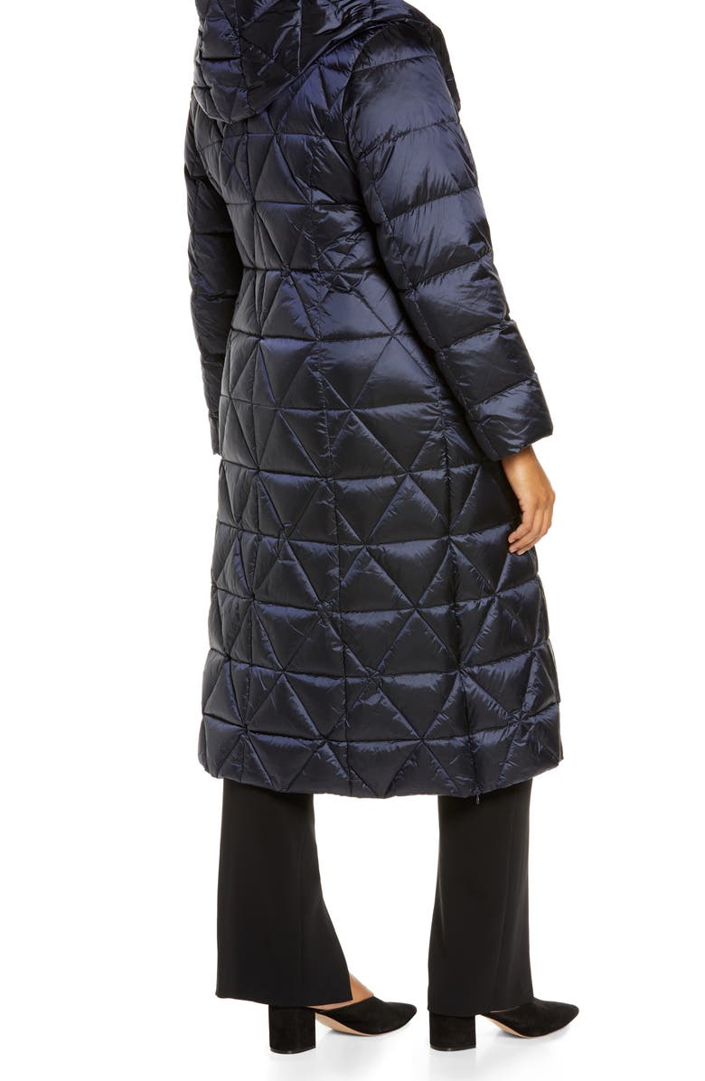 Marina Rinaldi Paniere Water Repellent Quilted Down Coat, Alternate, color,