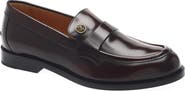 Versace Leather Penny Loafer