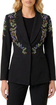 Modenaire Embellished Beaded Blazer