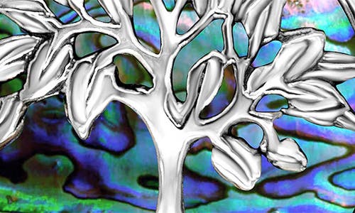 Samuel B. Sterling Silver Tree Of Life Drop Earrings In Metallic