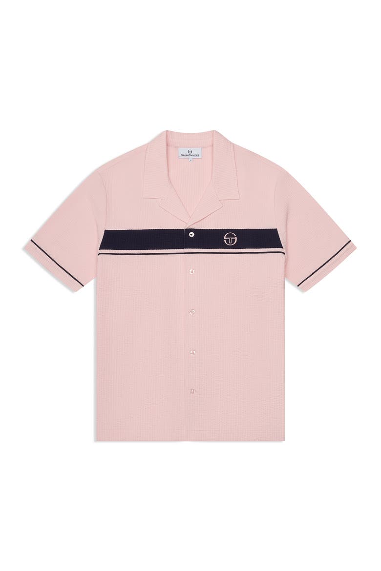 Annata Cabana Shirt, Alternate, color, BARELY THERE