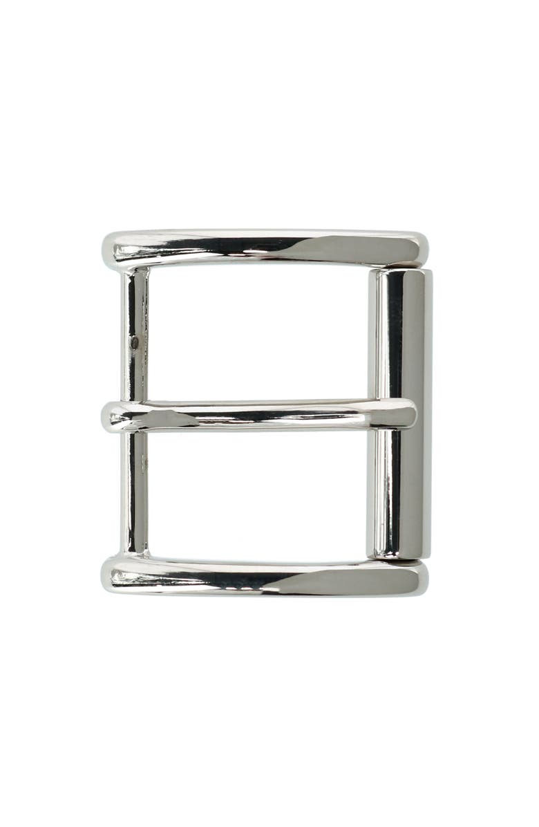 Trafalgar 35mm Solid Brass Roller Harness Belt Buckle, Alternate, color, Silver