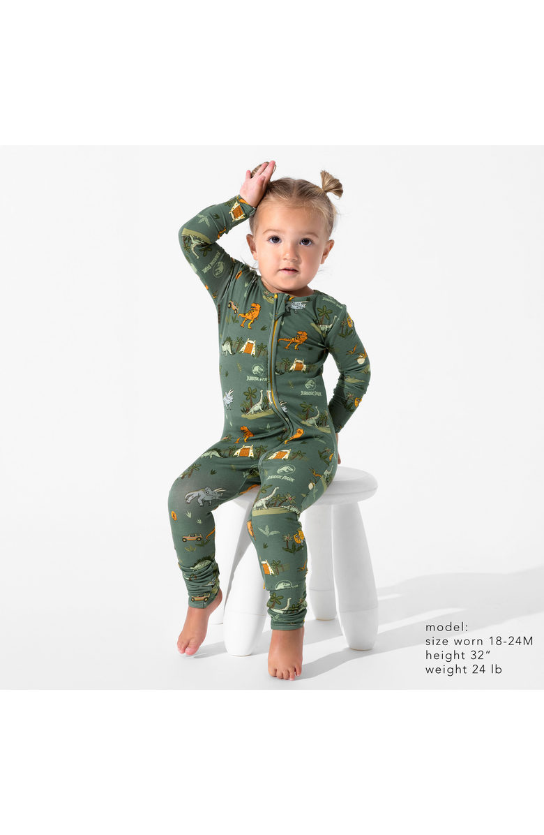 Bellabu Bear Baby Jurassic Park Safari Convertible Footie, Alternate, color, Jurassic Park: Safari