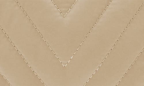 Mytagalongs Ellie Quilted Cosmetic Bag In Cream