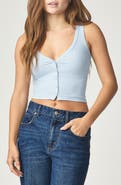 Florence by Mills Rib Button-Up Tank Top