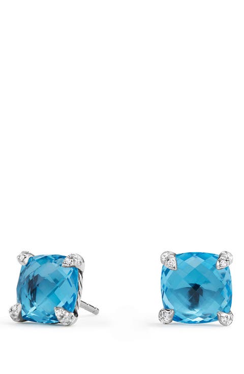 Châtelaine Earrings with Diamonds