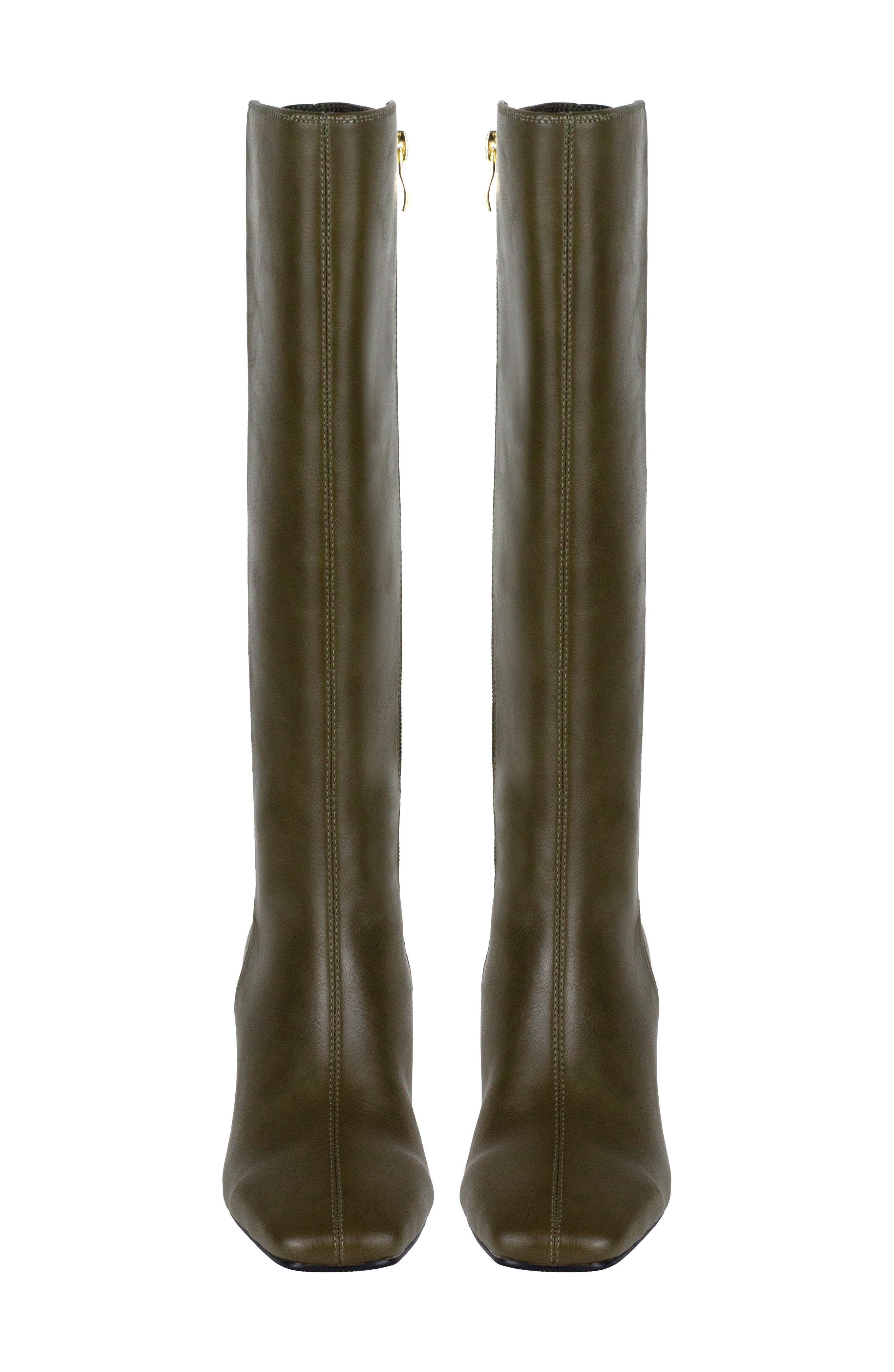 Bridge Block Heel Knee High Boot, Alternate, color, OLIVE