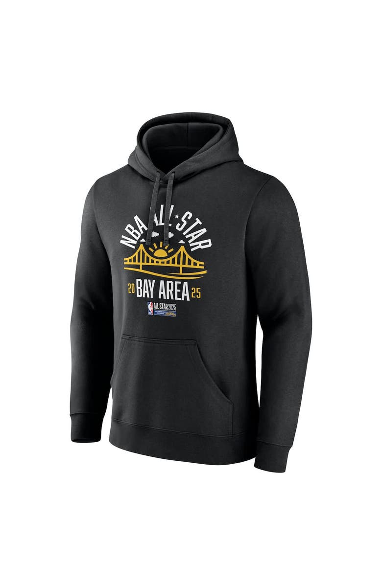 FANATICS Unisex Fanatics  Black NBA All-Star 2025 Game Bay Bridge Pullover Hoodie, Alternate, color, Black