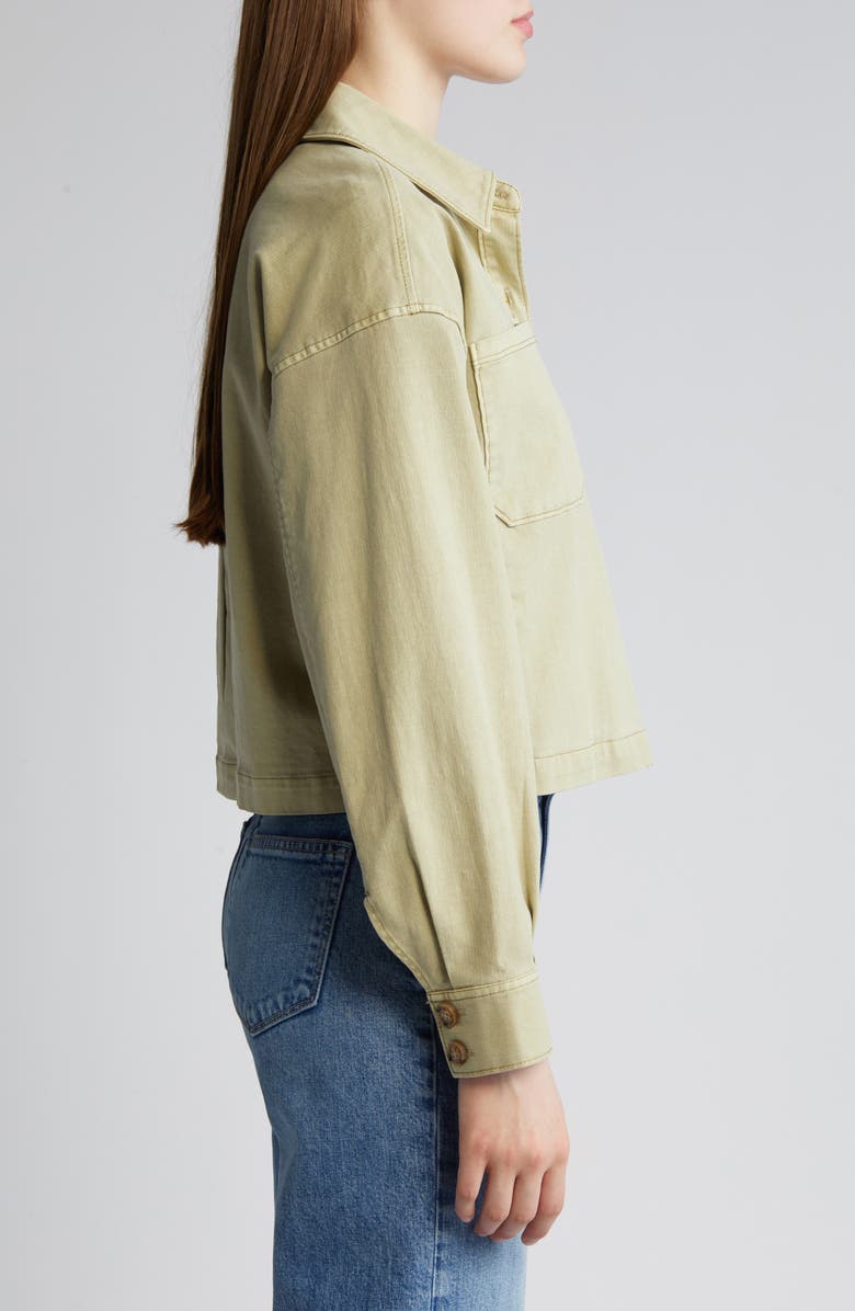 PAIGE Connor Shacket, Alternate, color, Vintage Pale Olive