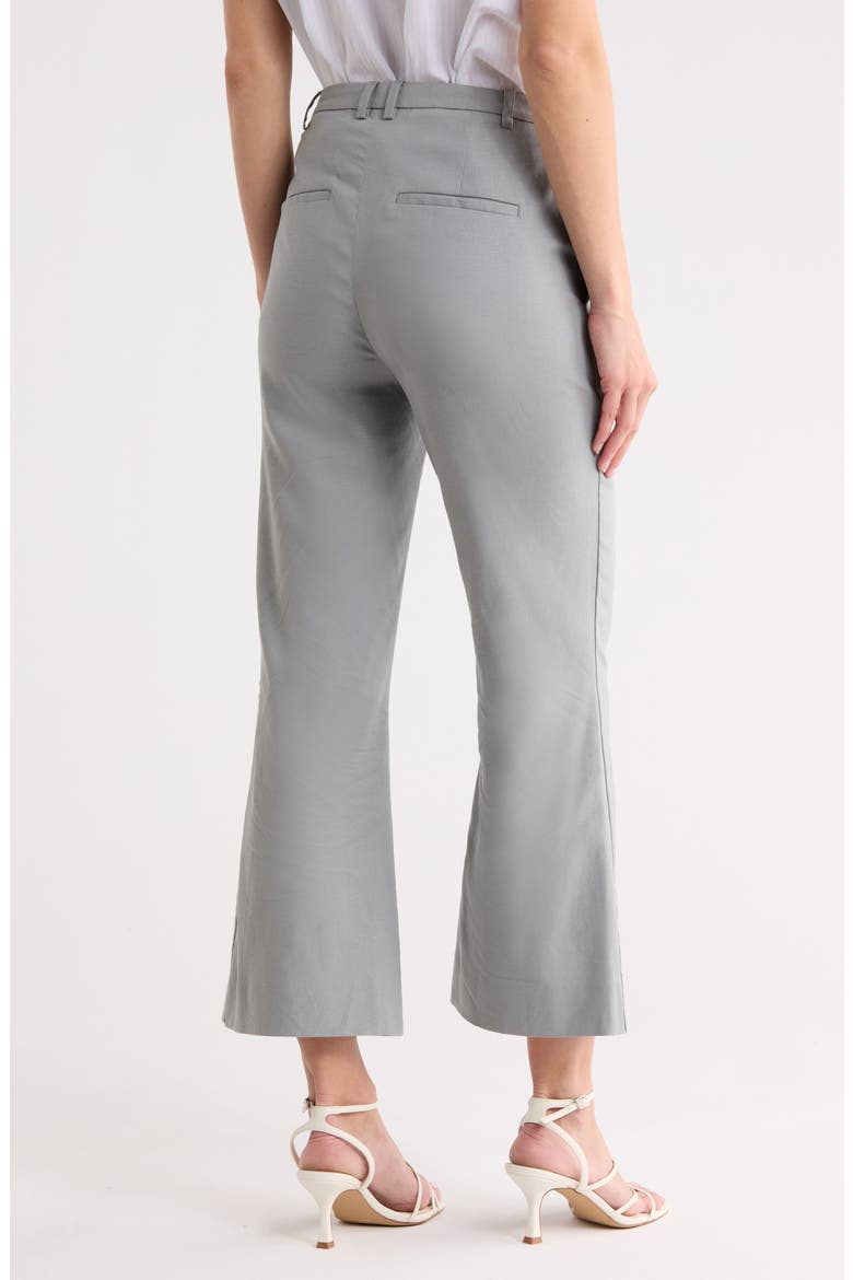 Cropped Flare Leg Pants, Alternate, color, SEA STONE