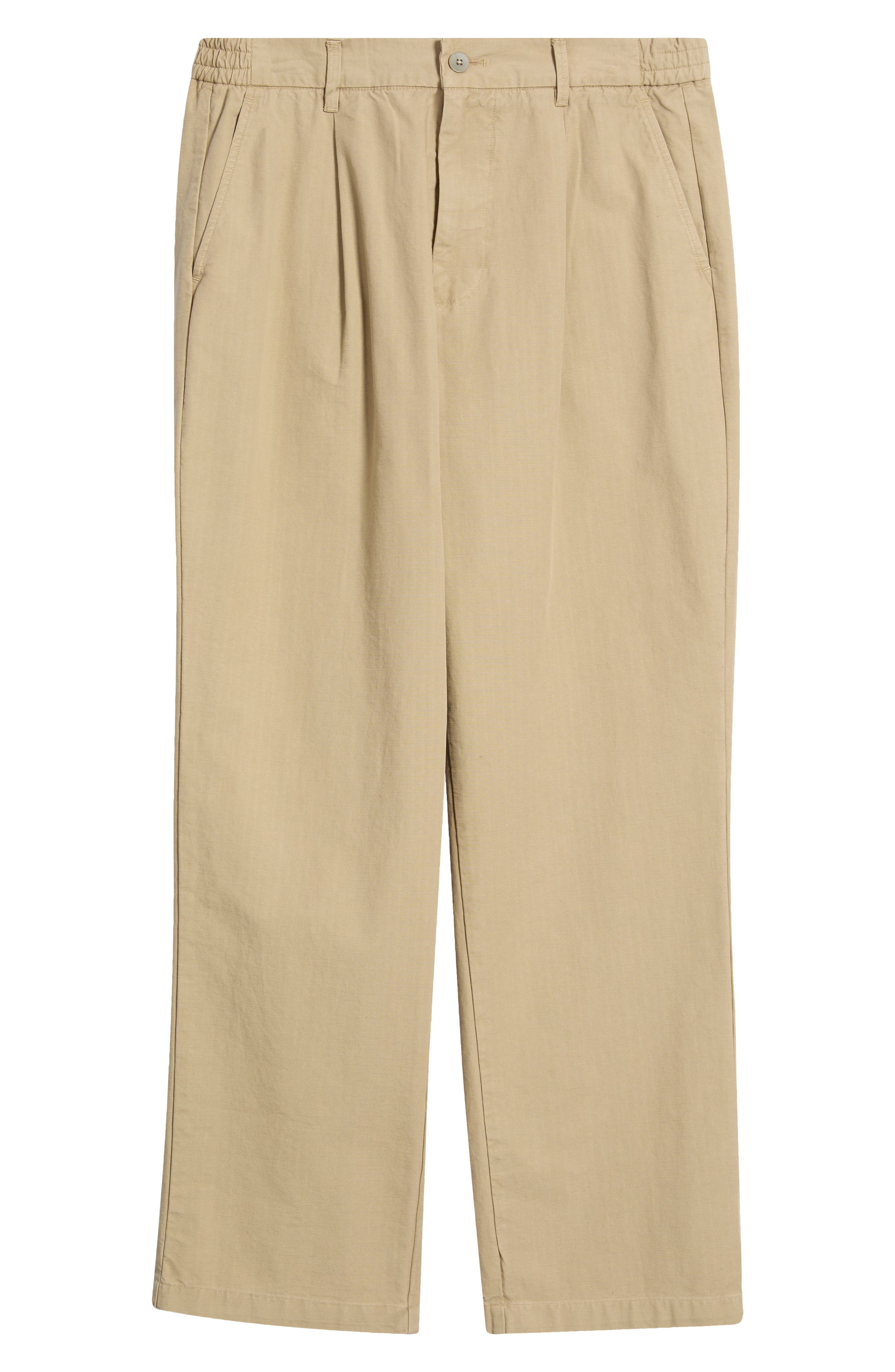 ALEX CRANE Pac Easy Wide Leg Organic Cotton Ripstop Pants (Men) | Nordstrom