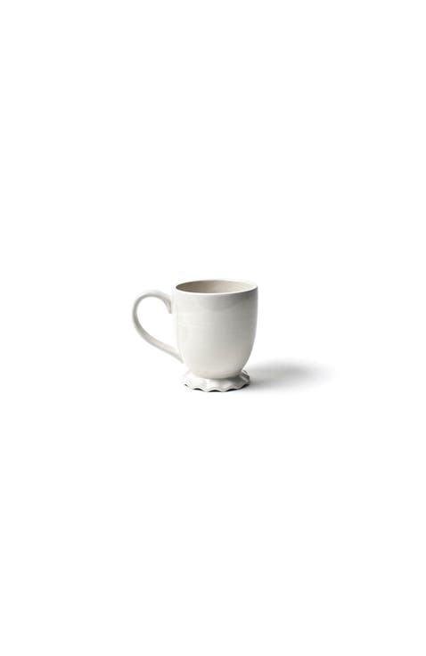 Signature White Ruffle Mug