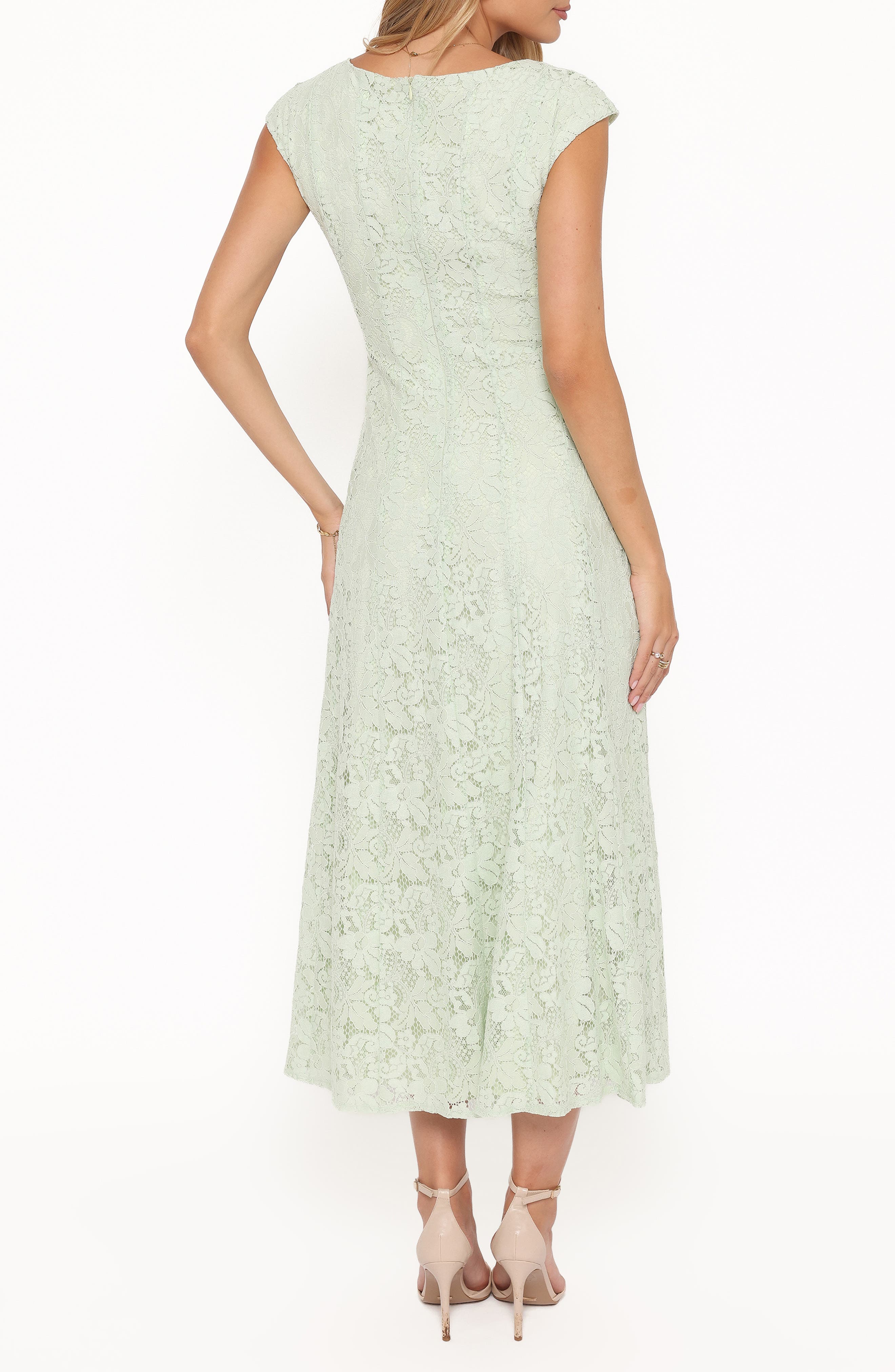 Mapleton Embroidered Lace Midi Dress - image 2