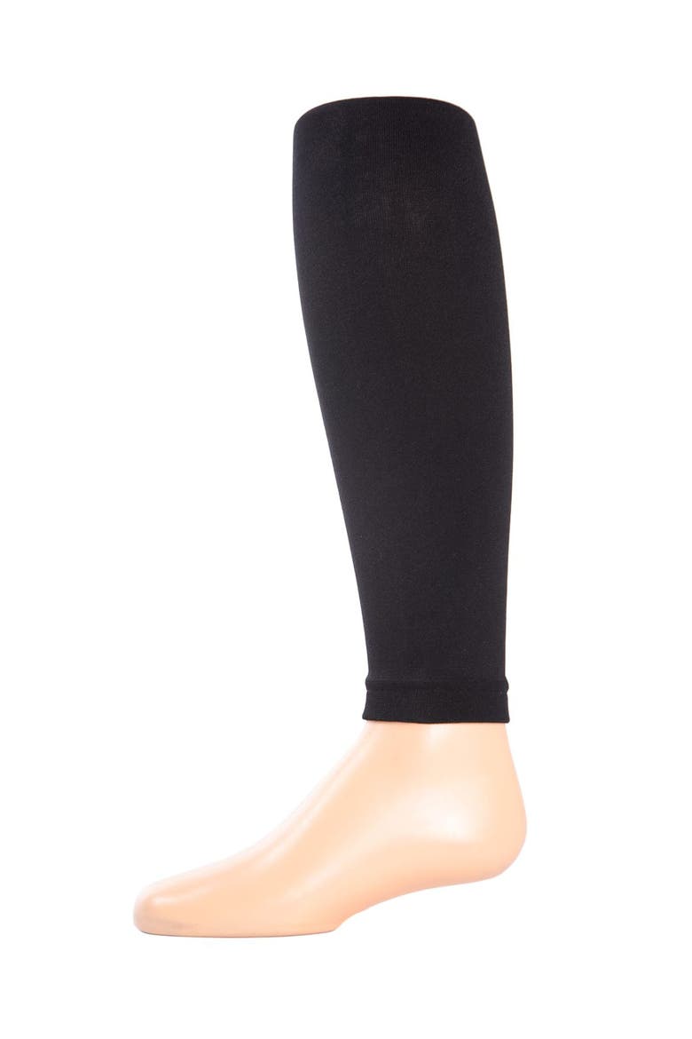 Opaque Nylon Footless Tights, Main, color, Black