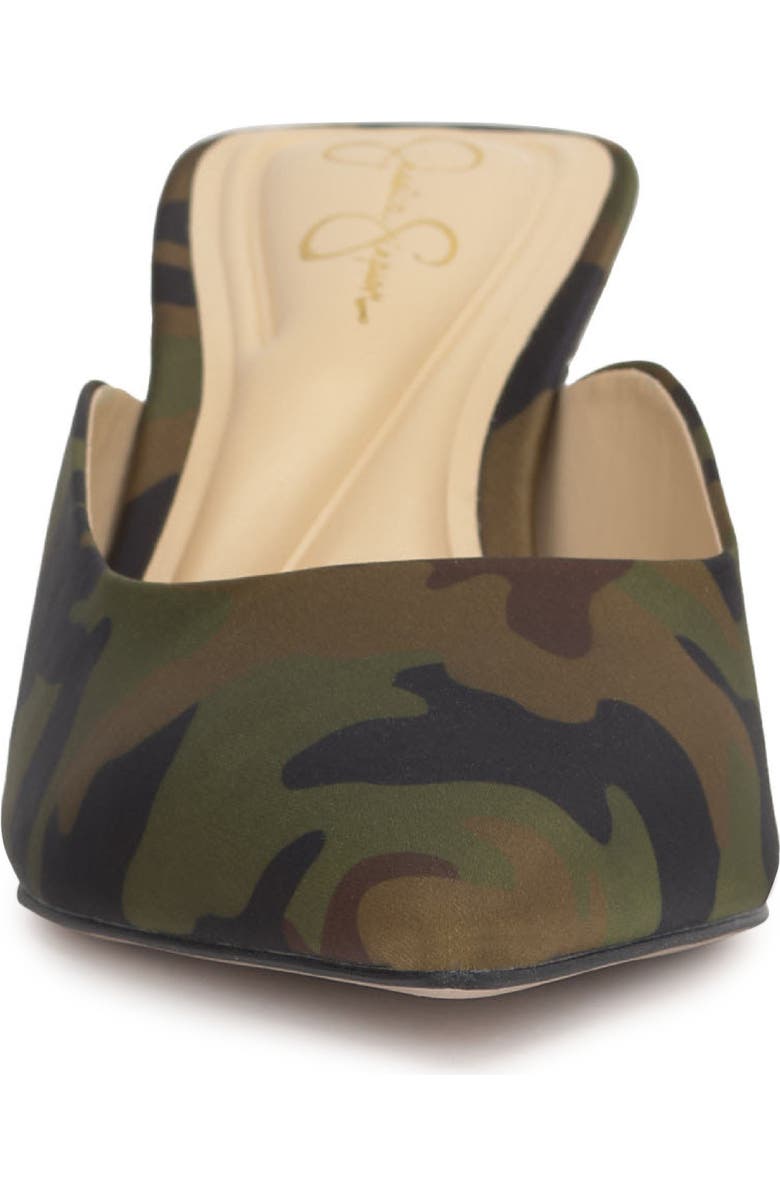 Jessica Simpson Belvaen Pointed Toe Mule, Alternate, color, Forest Camo