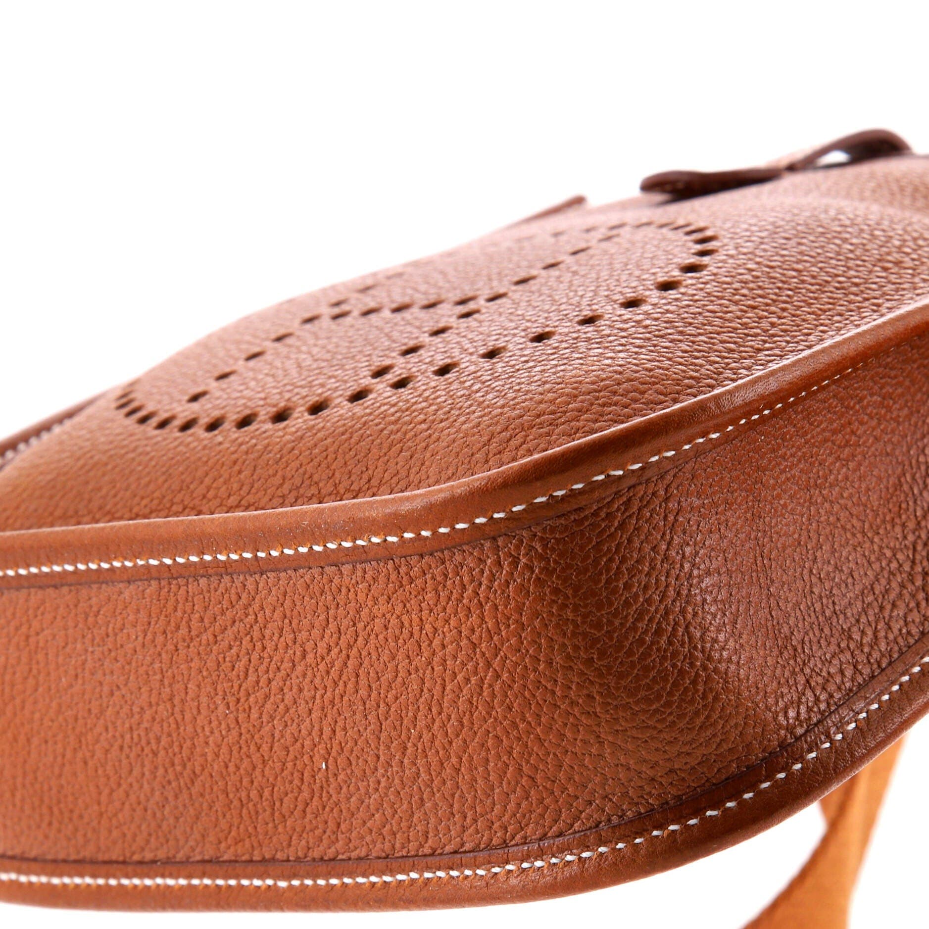 Pre-Owned Hermes Evelyne Bag Gen III Barenia Faubourg TPM, Alternate, color, Fauve