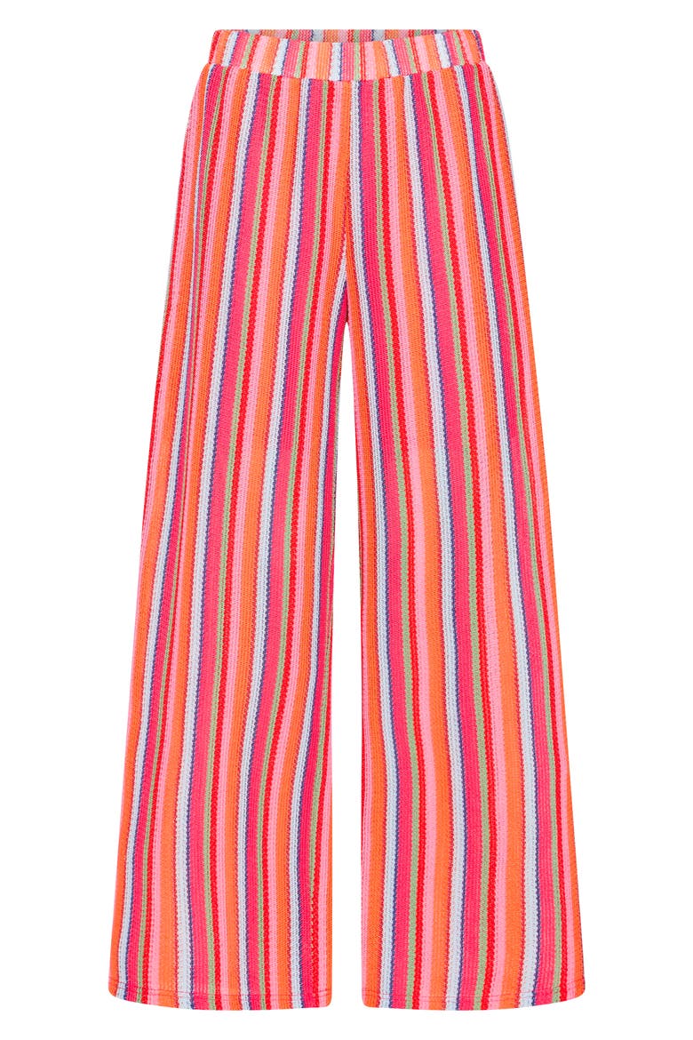 Multicolor Stripe Wide Leg Pants, Alternate, color, MULTI STRIPE