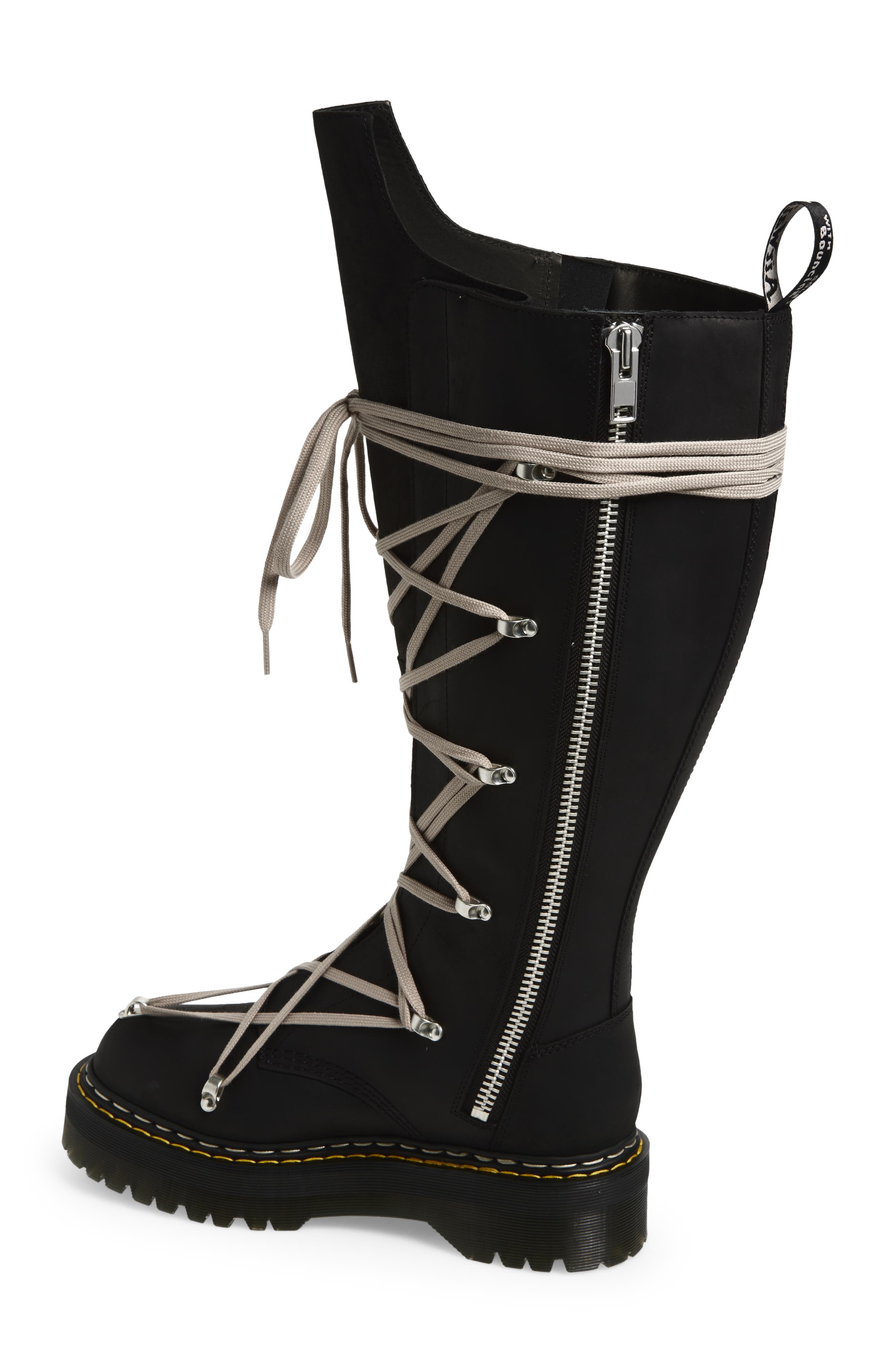 Rick Owens x Dr. Martens 1B60 Quad Sole Pentacle Boot, Alternate, color, 