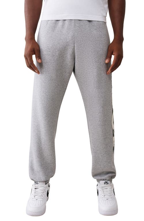 True Religion Standard Cotton Blend Joggers In Gray