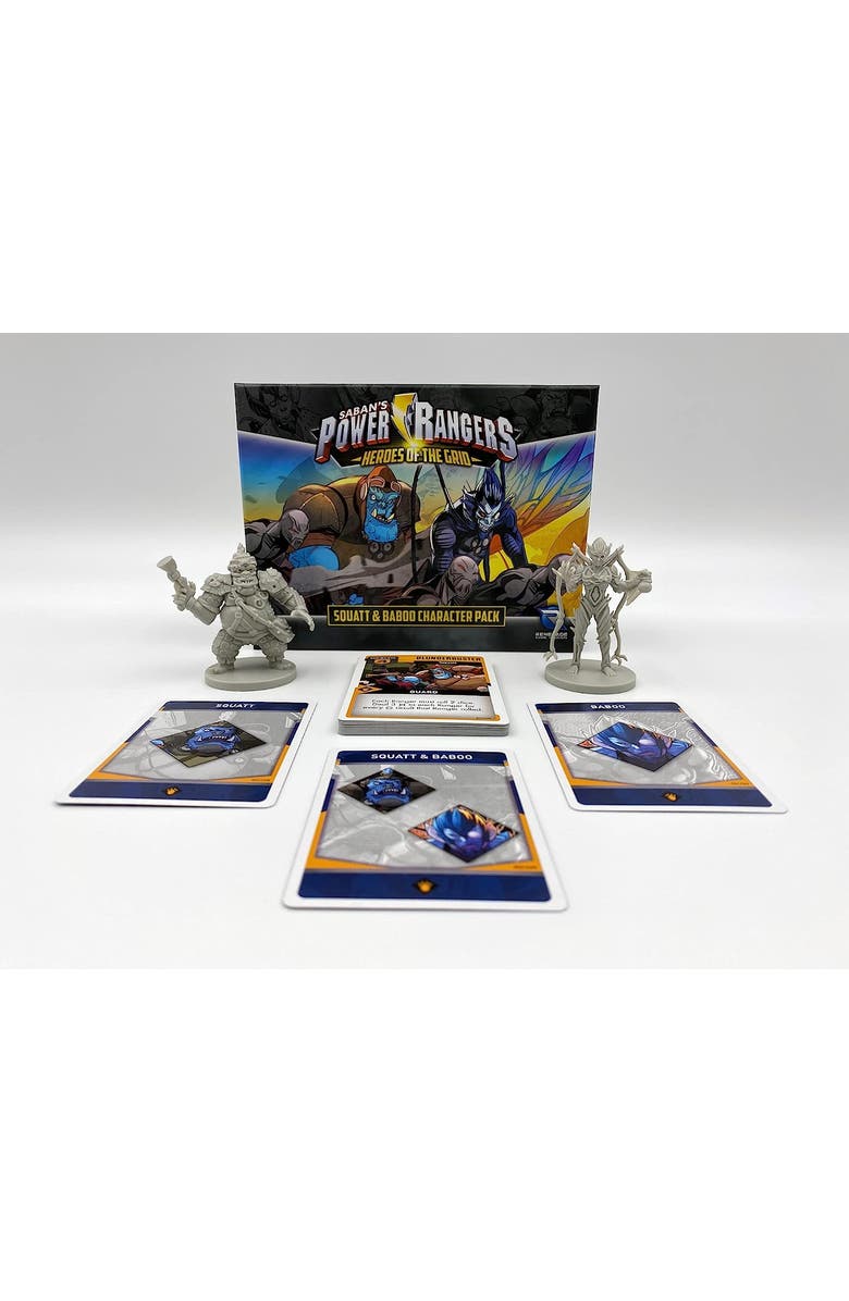 Renegade Game Studios Power Rangers Heroes of The Grid Squatt & Baboo Pack, Alternate, color, Multicolored