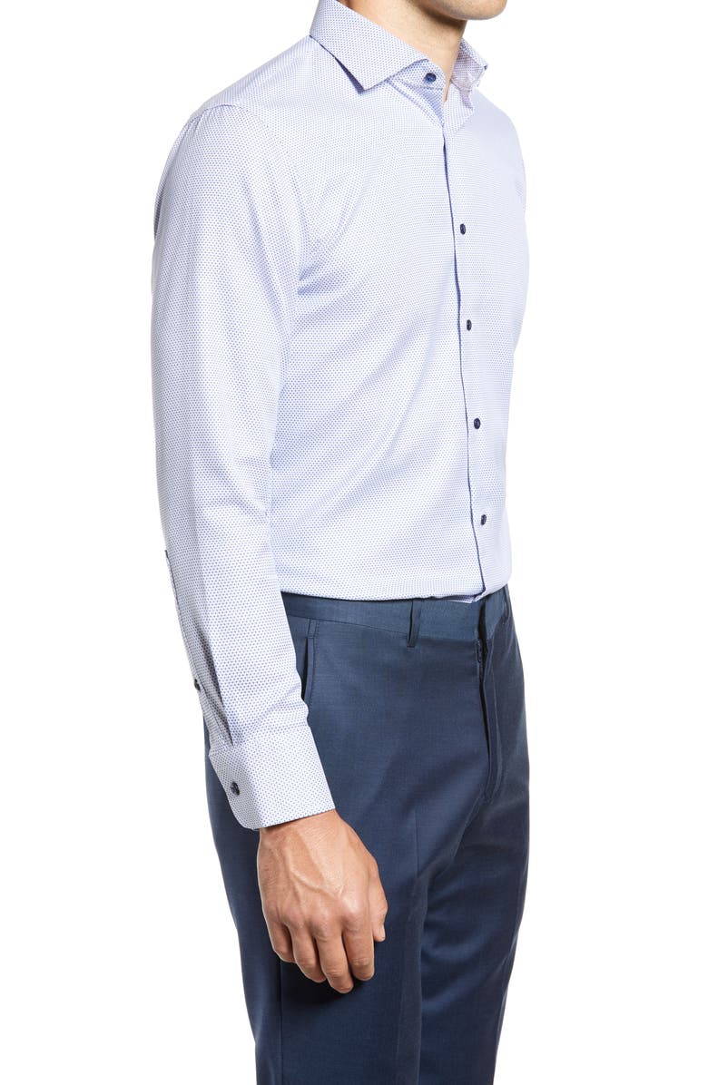 Nordstrom Trim Fit Non-Iron Dress Shirt, Alternate, color, 