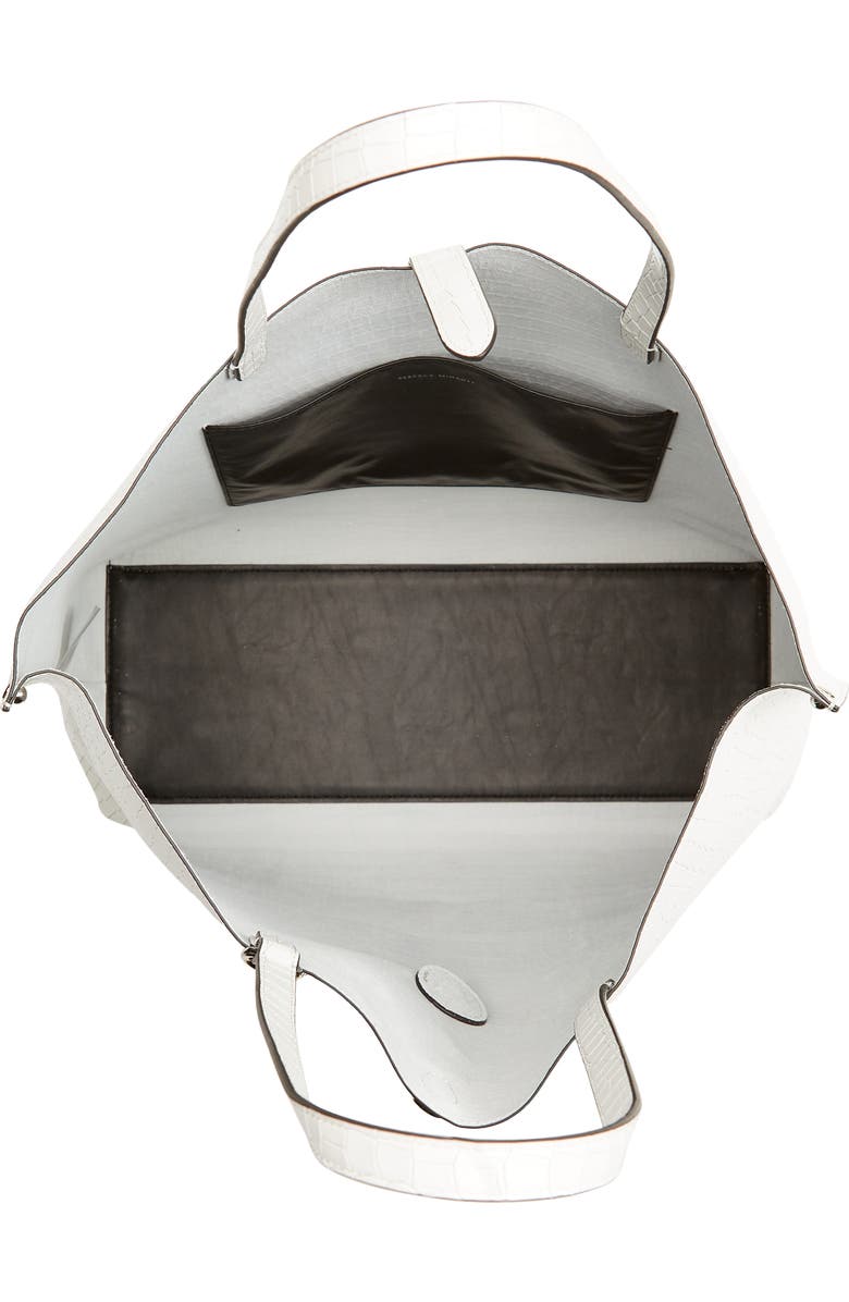 Rebecca Minkoff Large Megan Soft Croc Embossed Leather Tote, Alternate, color,