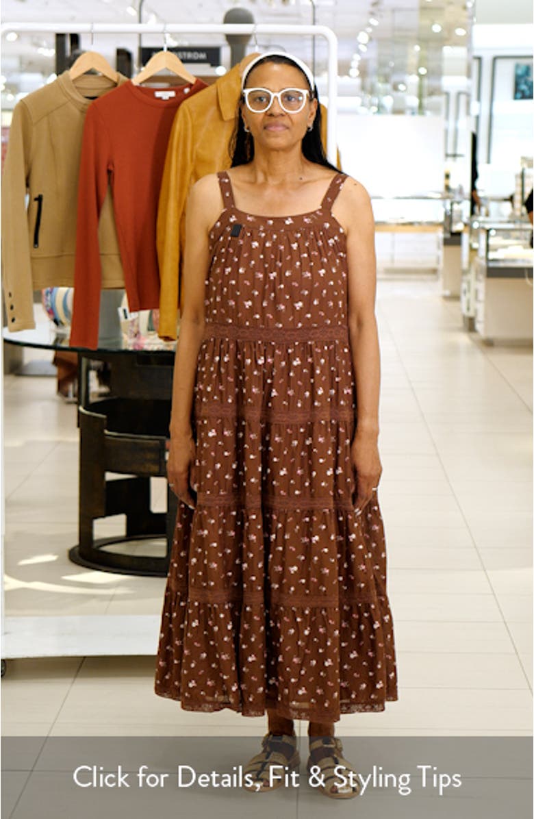 Market Day Sleeveless Tiered Maxi Dress, sales video thumbnail