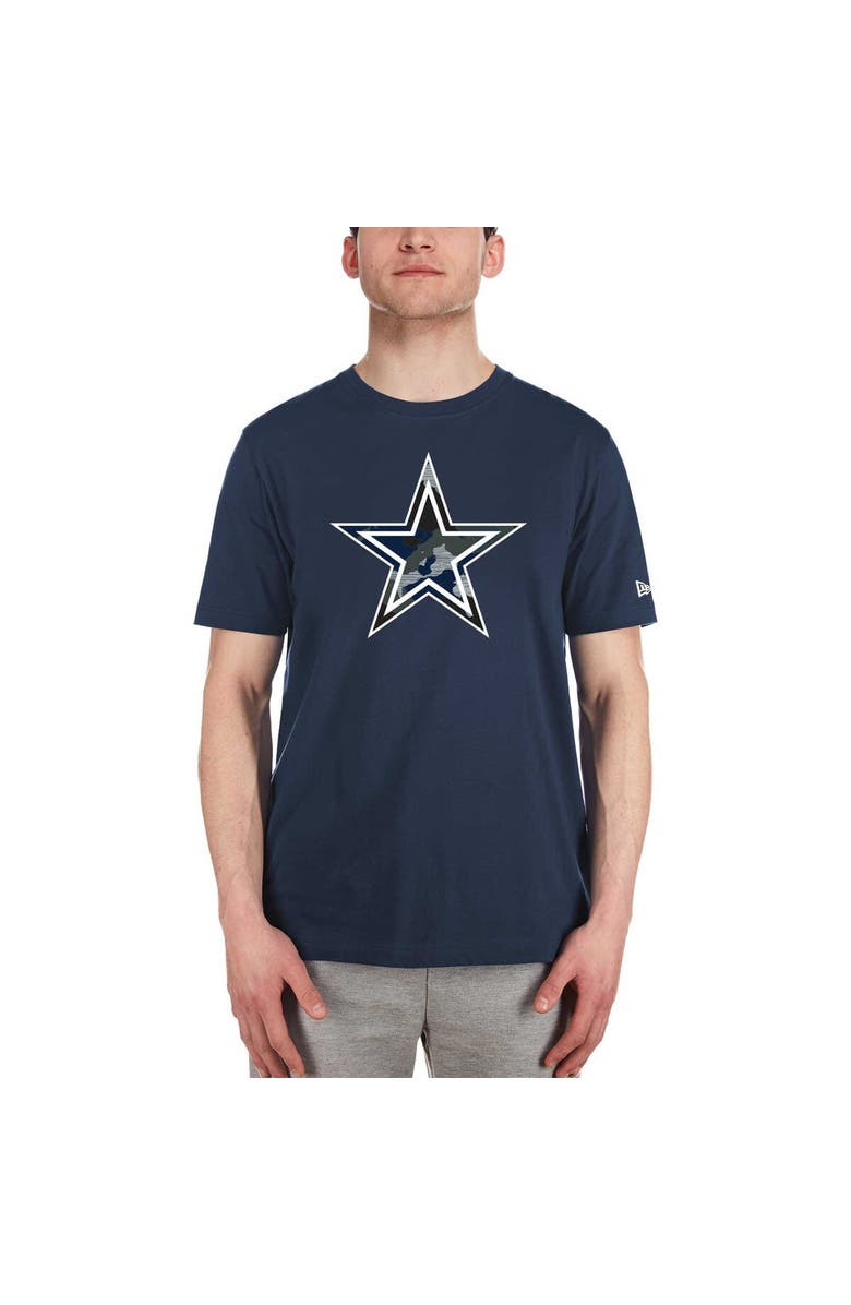 New Era Men's New Era Navy Dallas Cowboys Logo T-Shirt, Alternate, color, Navy