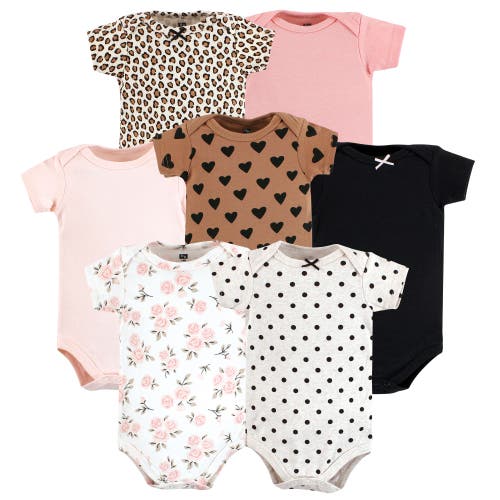 Hudson Baby Seven-piece Cotton Bodysuit Collection In Multi