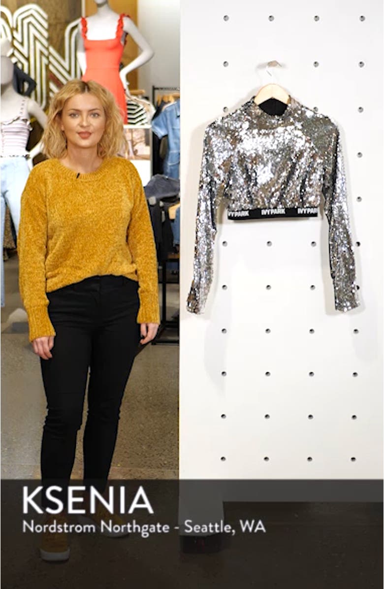 Sequin Crop Top, sales video thumbnail